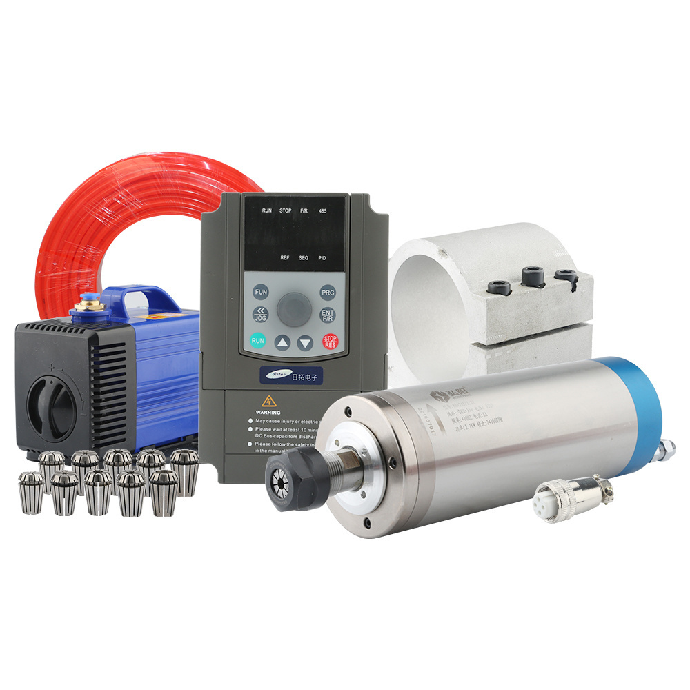 Zestaw do frezarki CNC 2,2 kW, – 2.2Kw Water Cooled Spindle Kit Vfd recenzja i cena